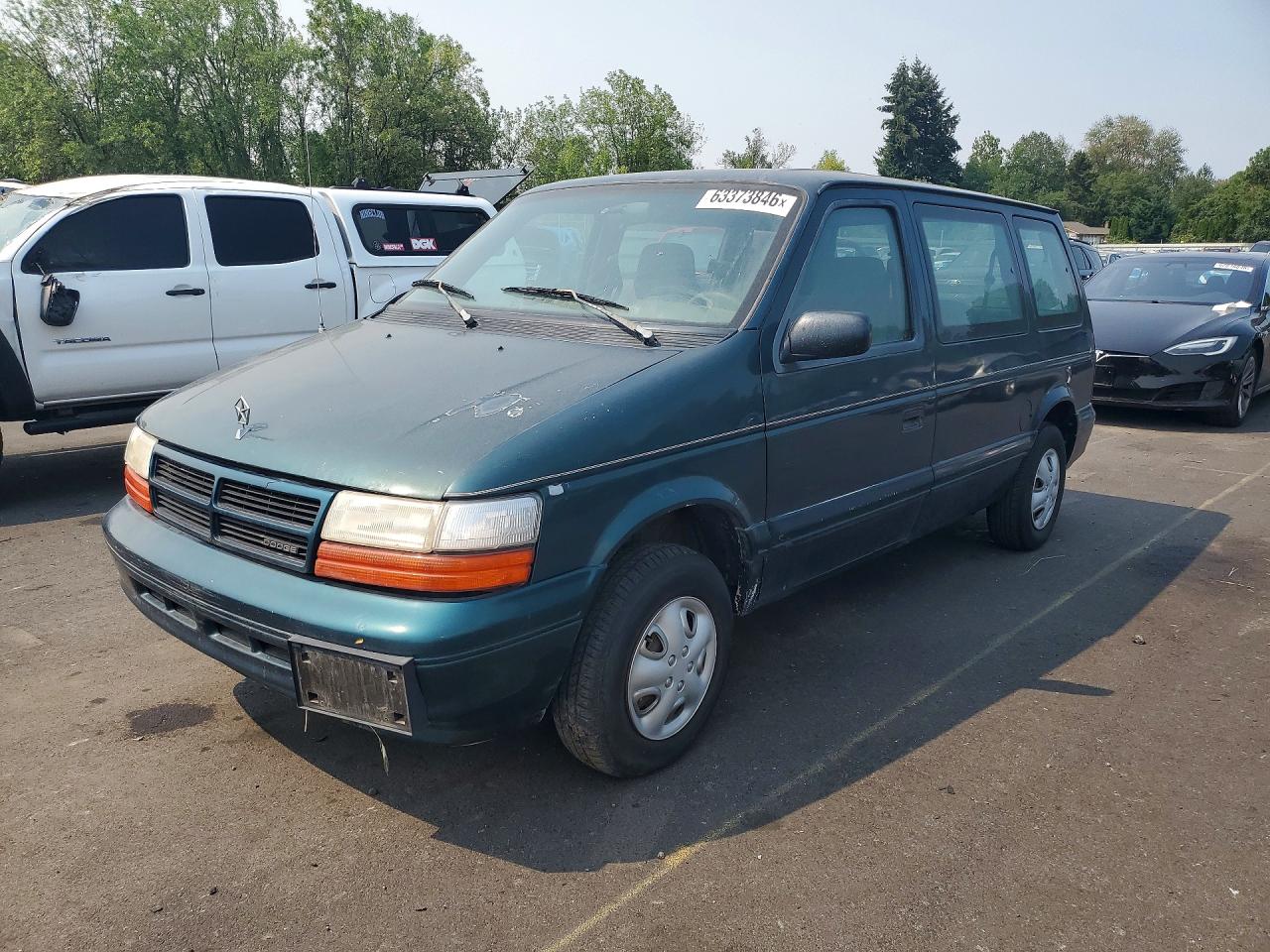 1995 Dodge Caravan Green vin: 2B4GH2534SR332874
