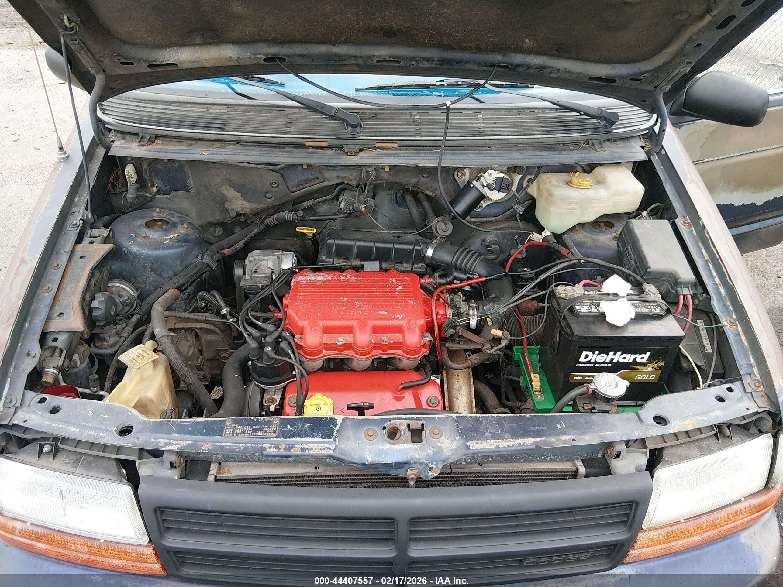 1995 Dodge Caravan   Blue vin: 2B4GH2535SR209326