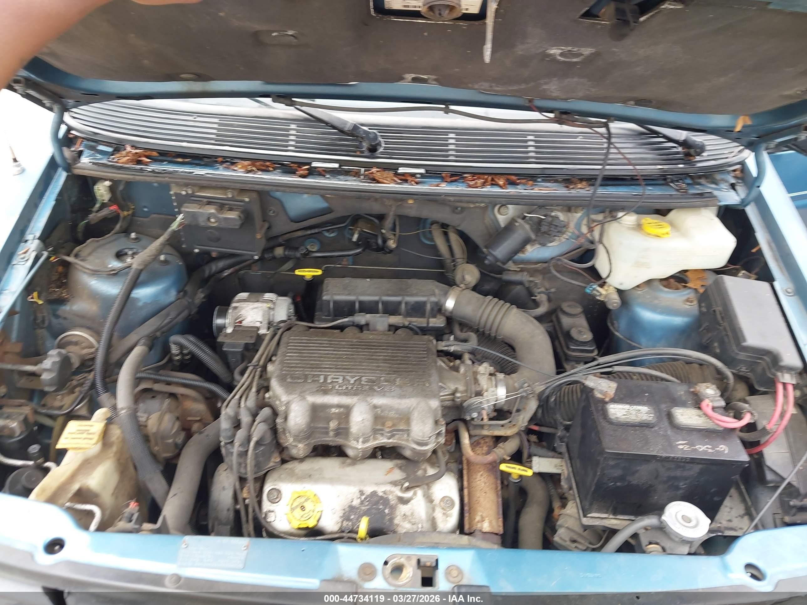 1995 Dodge Caravan Se Blue vin: 2B4GH4530SR224019
