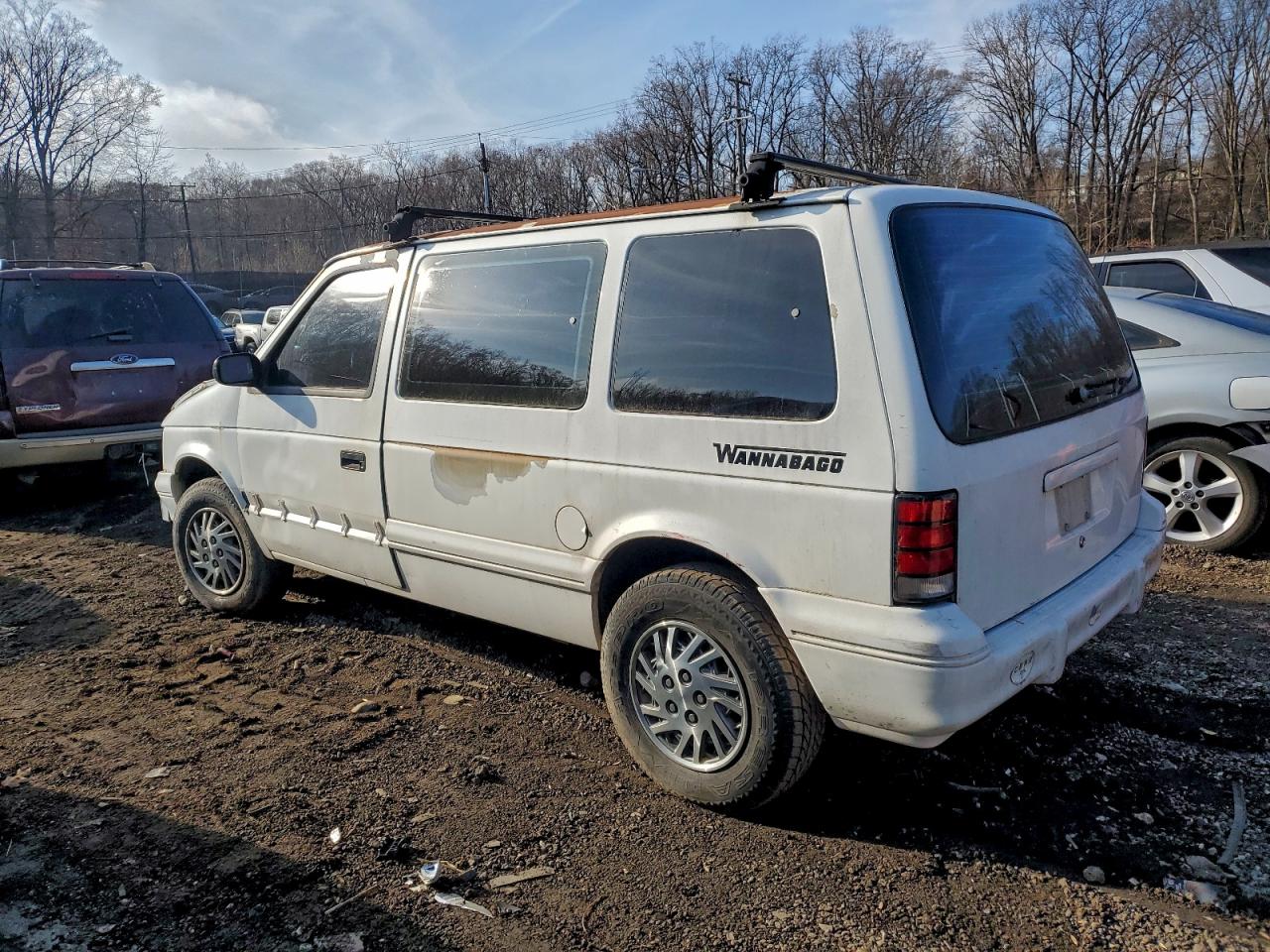 1995 Dodge Caravan Se White vin: 2B4GH4536SR238281