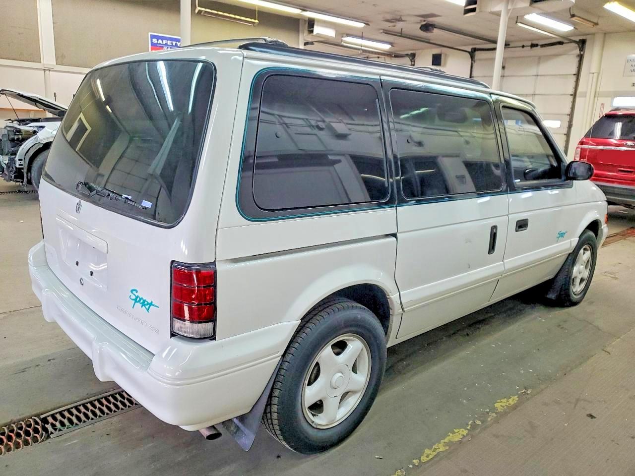1995 Dodge Caravan Se White vin: 2B4GH45R4SR236467