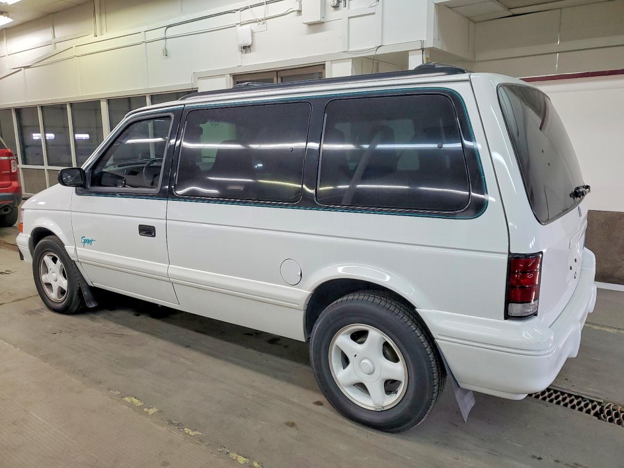 1995 Dodge Caravan Se White vin: 2B4GH45R4SR236467