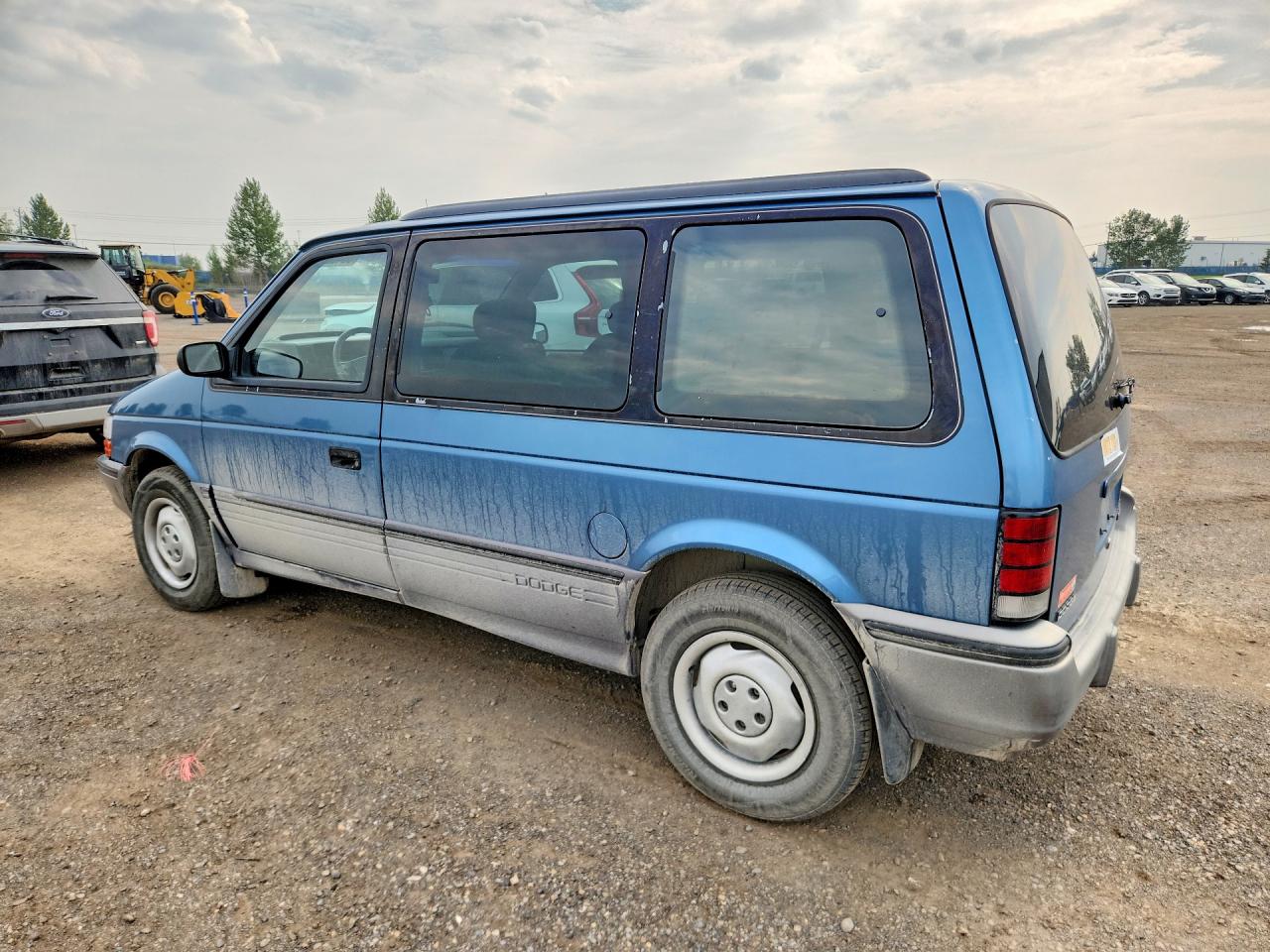 1992 Dodge Caravan Le Blue vin: 2B4GH55R3NR777259