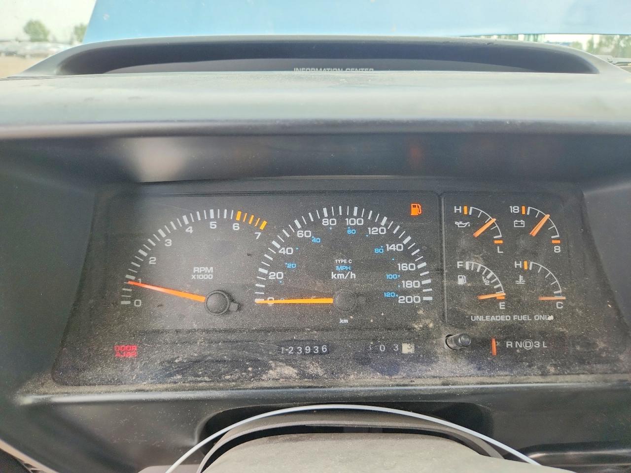 1992 Dodge Caravan Le Blue vin: 2B4GH55R3NR777259