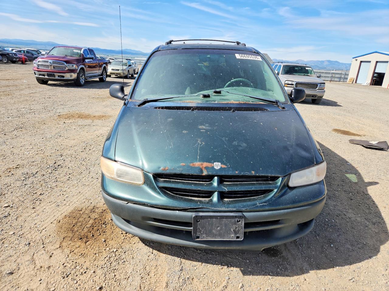 2000 Dodge Grand Caravan Green vin: 2B4GP2437YR759625