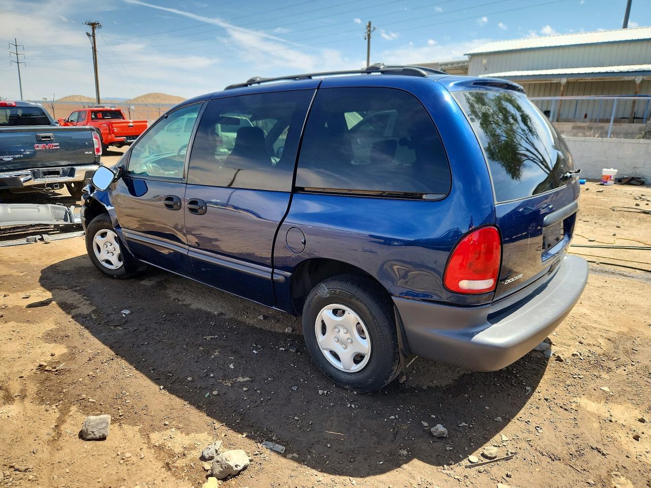 2000 Dodge Caravan Blue vin: 2B4GP2530YR737559