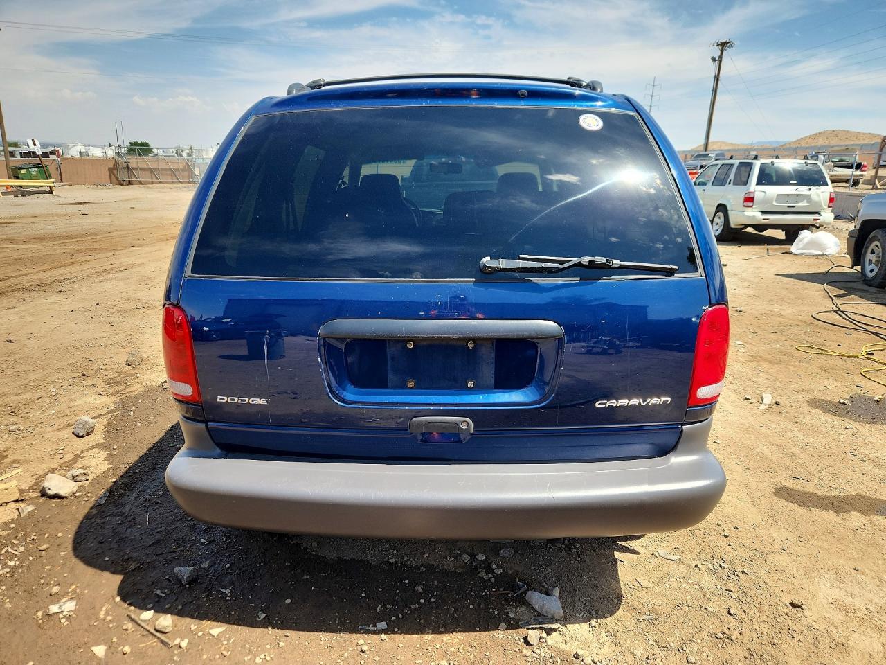 2000 Dodge Caravan Blue vin: 2B4GP2530YR737559