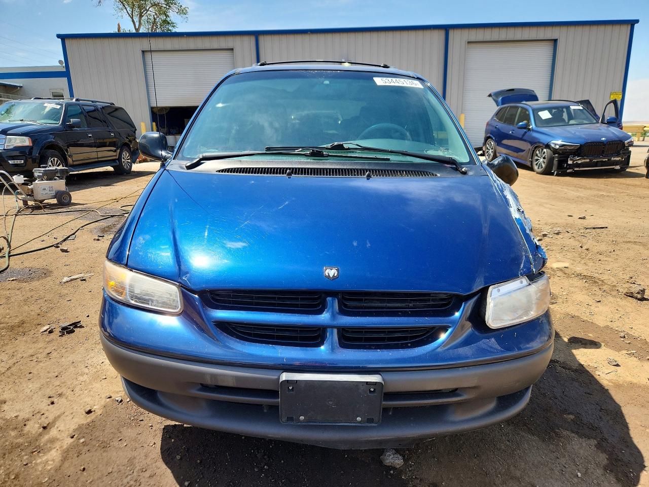 2000 Dodge Caravan Blue vin: 2B4GP2530YR737559