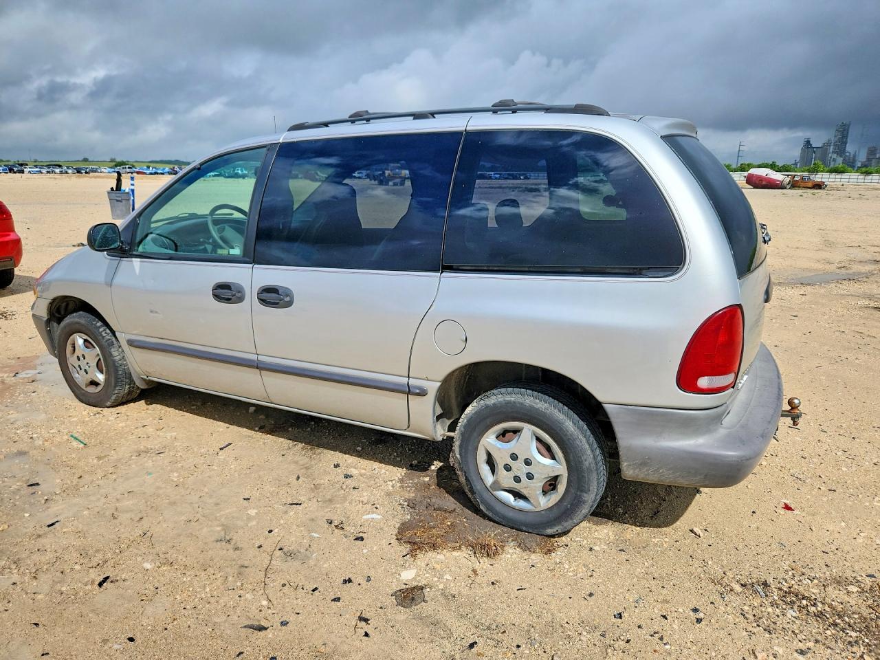2000 Dodge Caravan Gray vin: 2B4GP2532YR839428