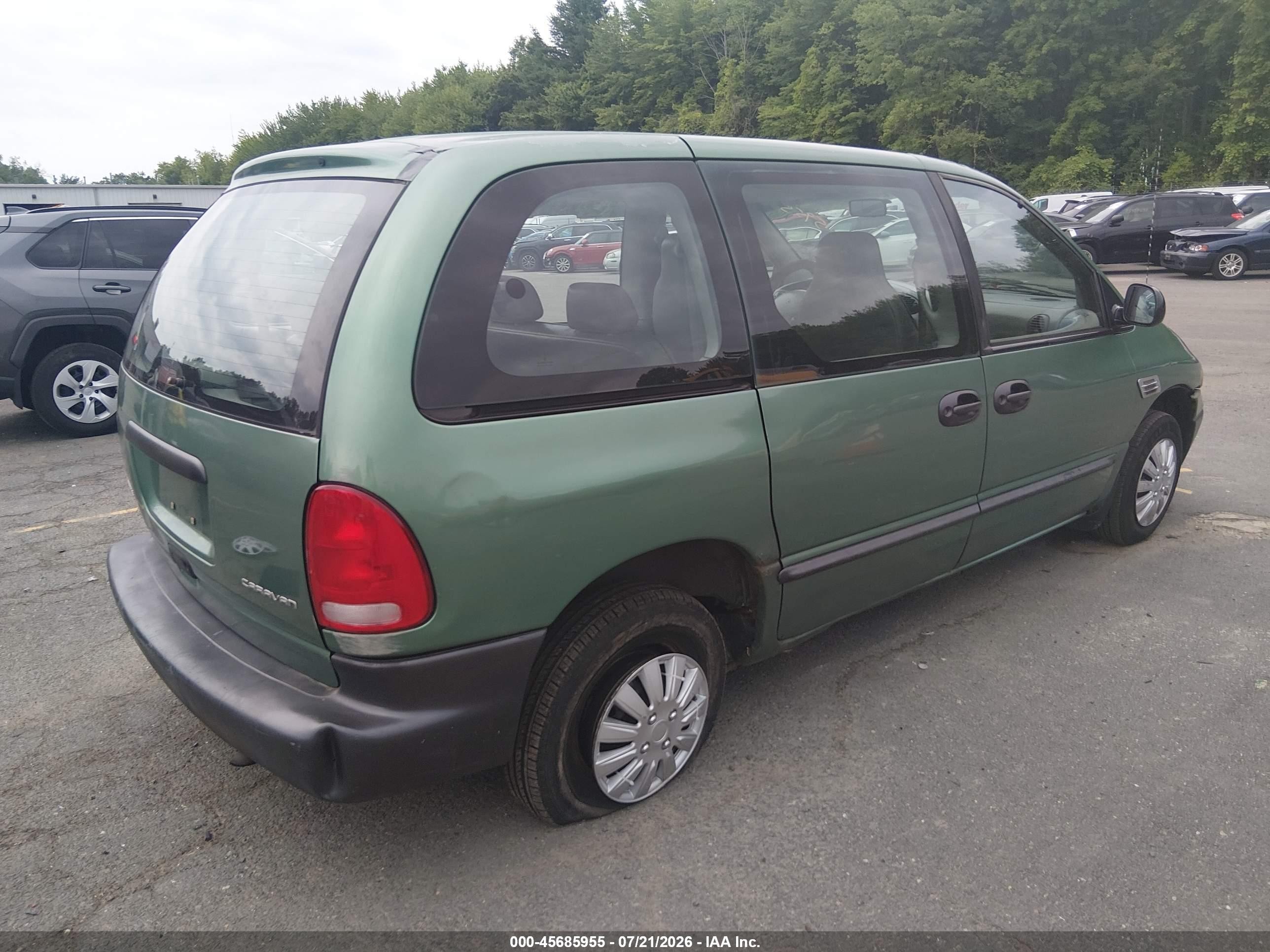 1998 Dodge Caravan   Green vin: 2B4GP25RXWR555854