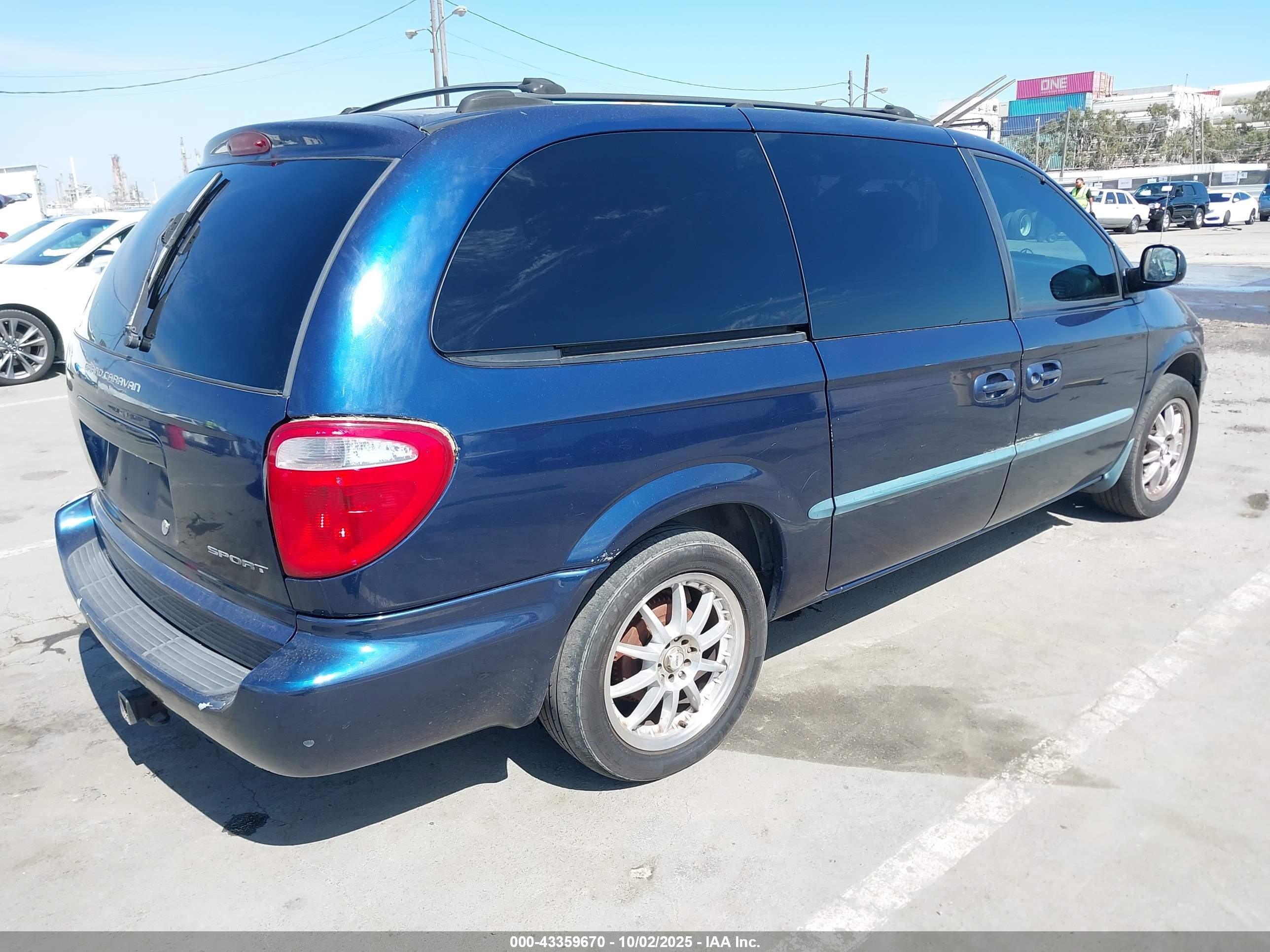 2001 Dodge Grand Caravan Sport Blue vin: 2B4GP44301R330067