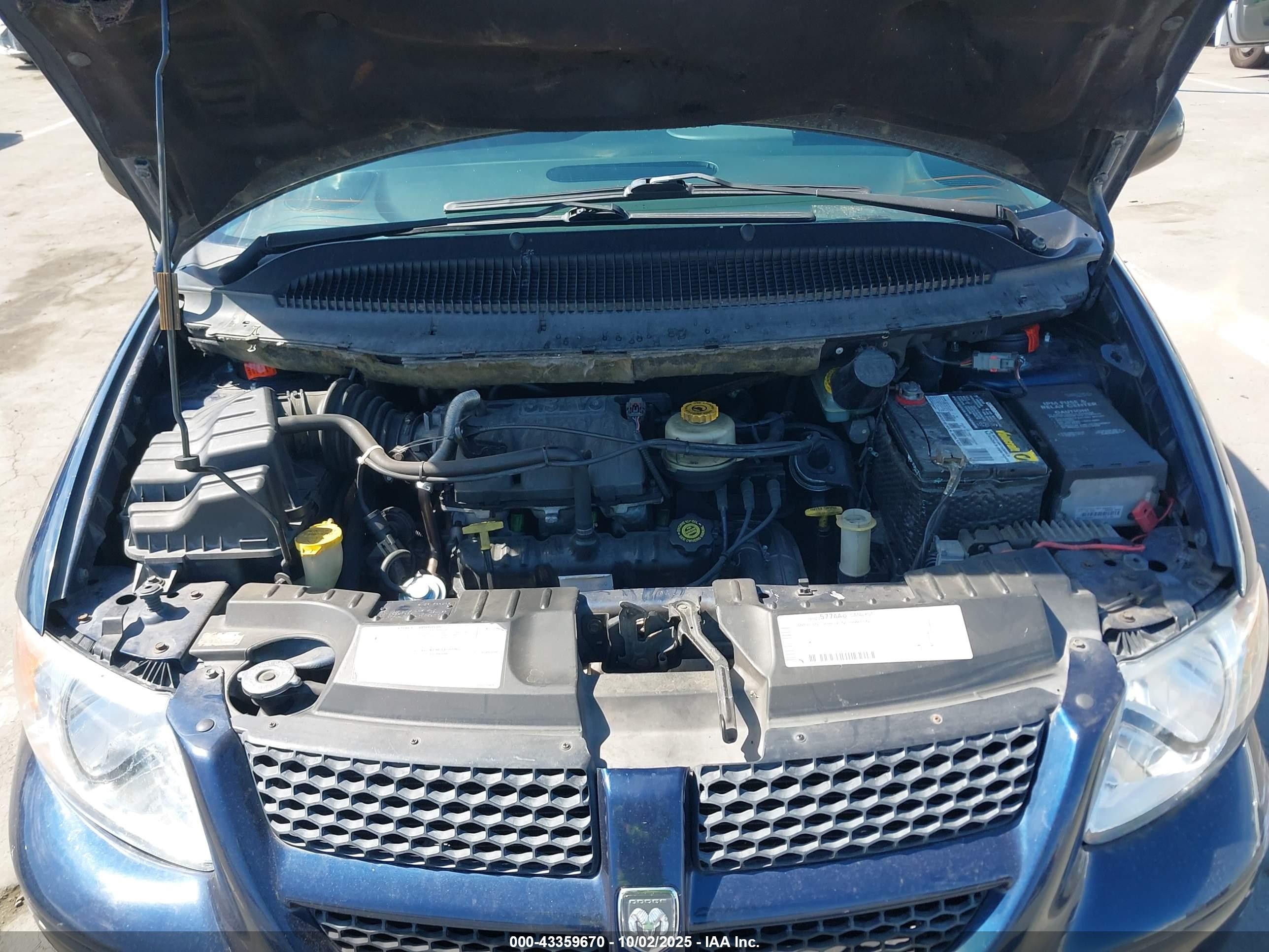 2001 Dodge Grand Caravan Sport Blue vin: 2B4GP44301R330067