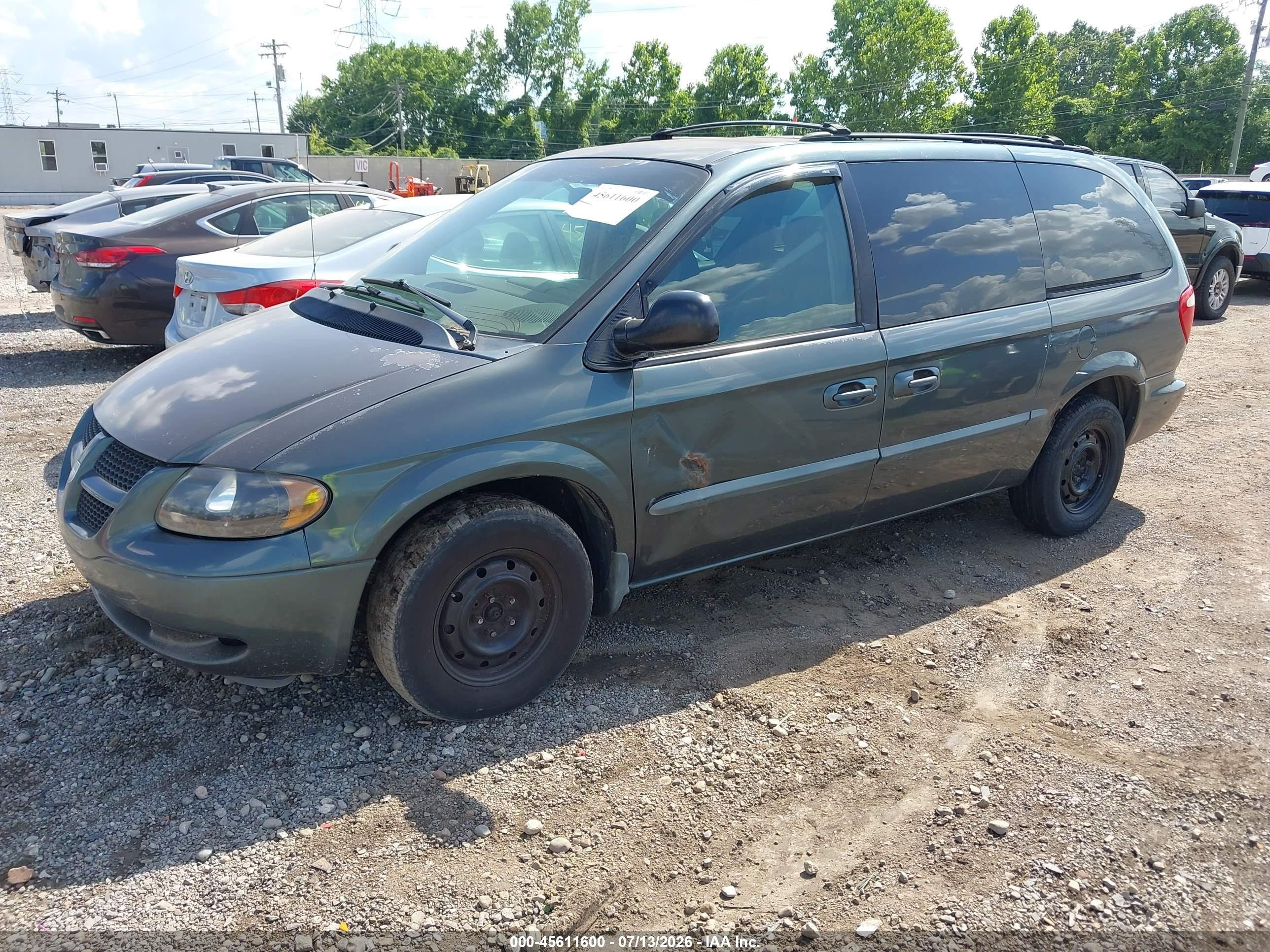 2002 Dodge Grand Caravan Sport Gray vin: 2B4GP44302R664584