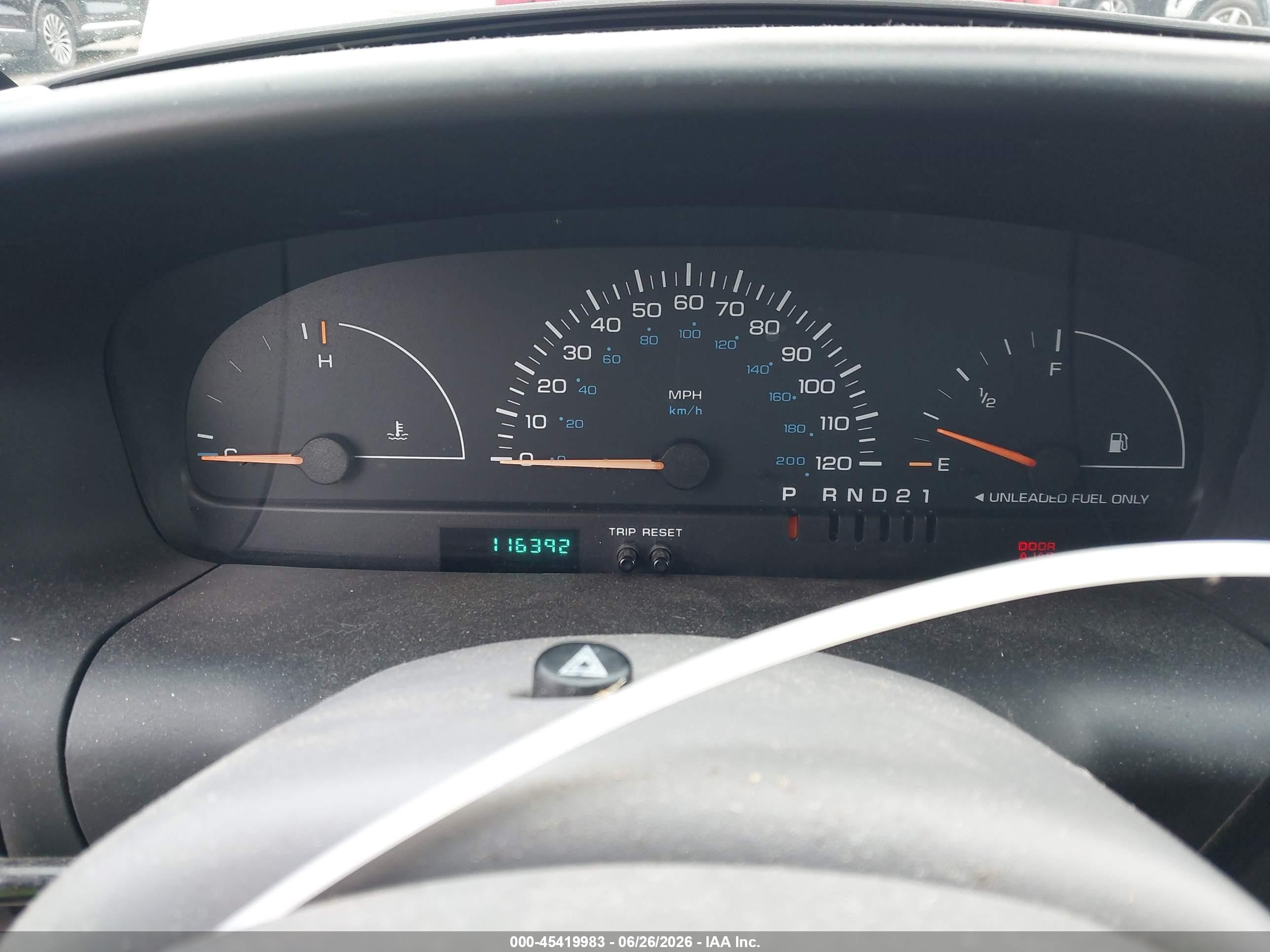 1997 Dodge Caravan Se White vin: 2B4GP4435VR407098
