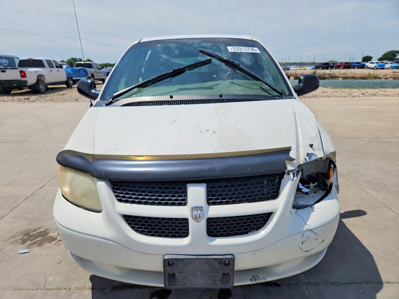 2001 Dodge Grand Caravan Sport White vin: 2B4GP44361R391570