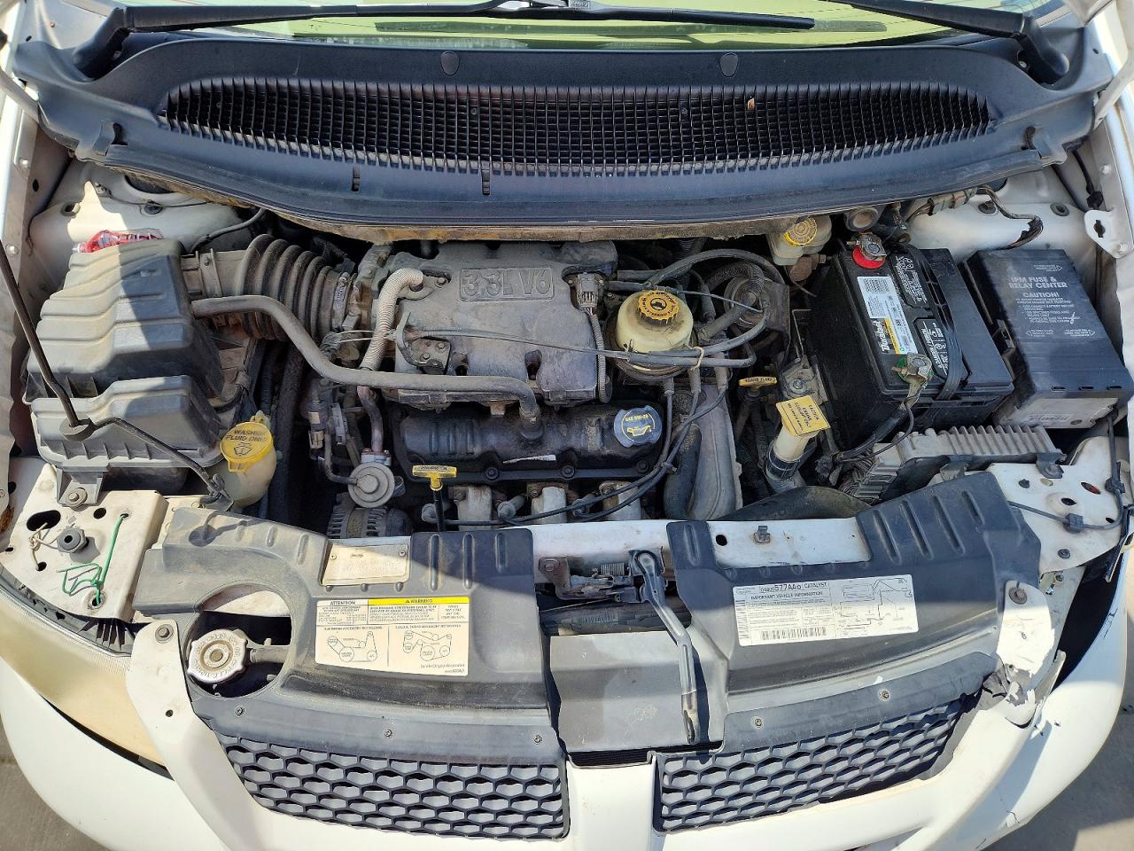 2001 Dodge Grand Caravan Sport White vin: 2B4GP44361R391570