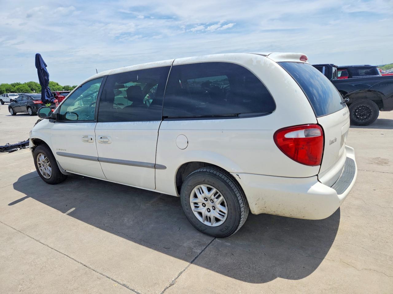 2001 Dodge Grand Caravan Sport White vin: 2B4GP44361R391570