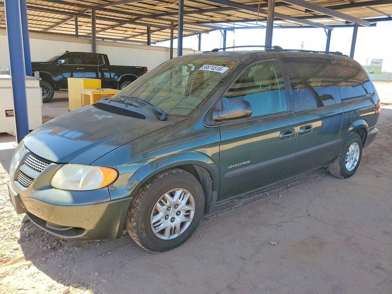 2001 Dodge Grand Caravan Sport Green vin: 2B4GP44371R223601
