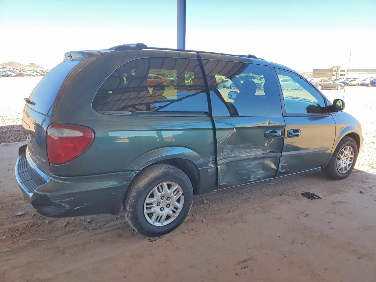 2001 Dodge Grand Caravan Sport Green vin: 2B4GP44371R223601
