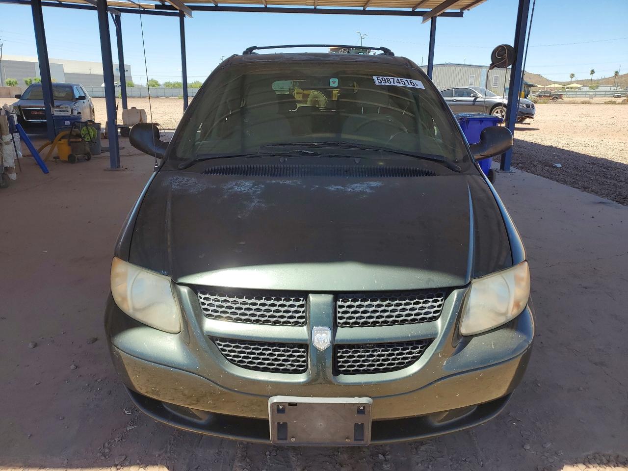 2001 Dodge Grand Caravan Sport Green vin: 2B4GP44371R223601