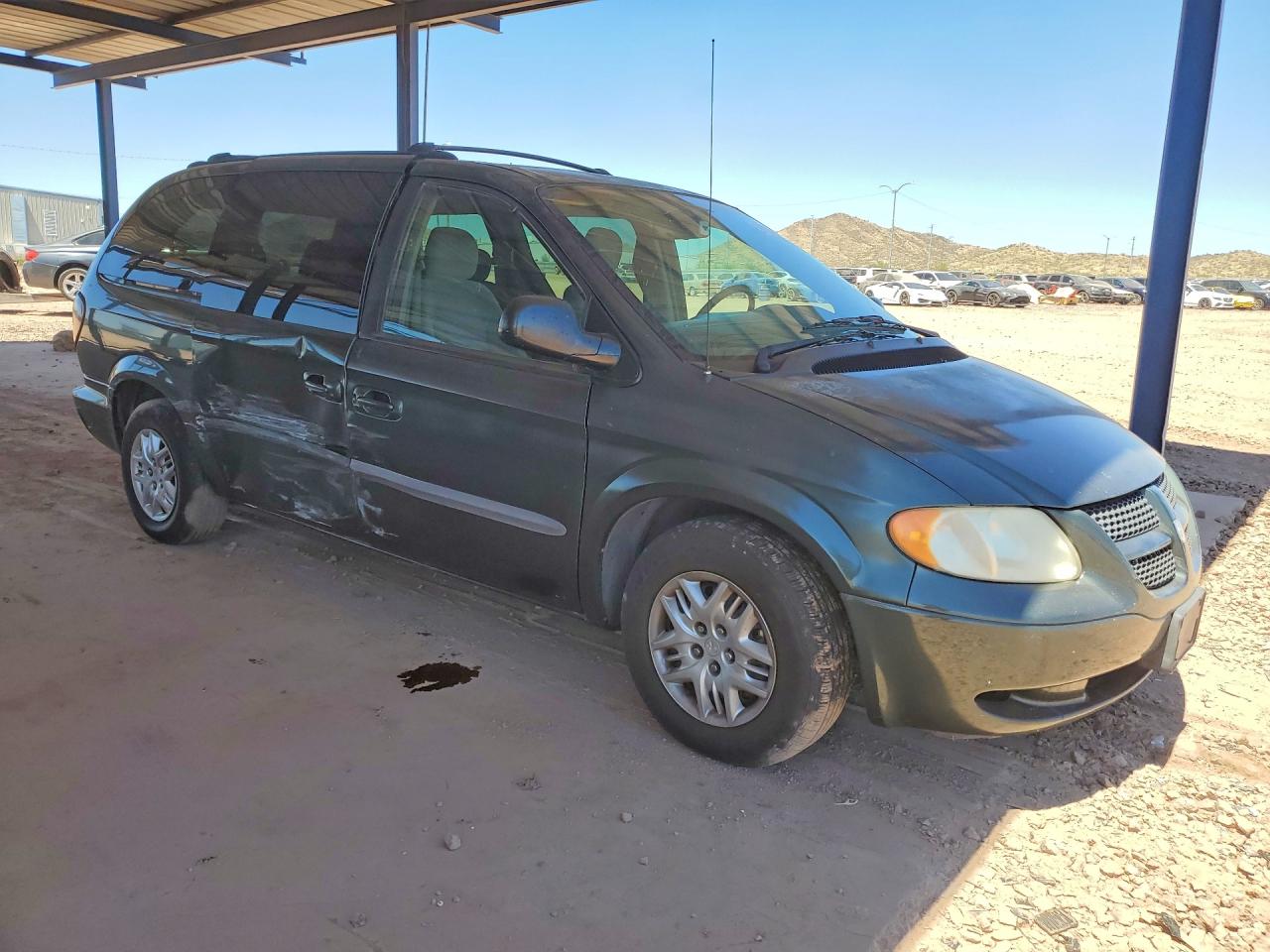 2001 Dodge Grand Caravan Sport Green vin: 2B4GP44371R223601