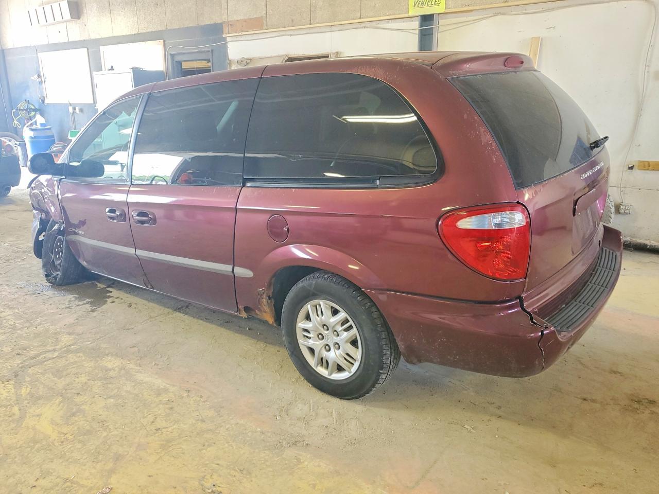 2001 Dodge Grand Caravan Sport Burgundy vin: 2B4GP44371R419439