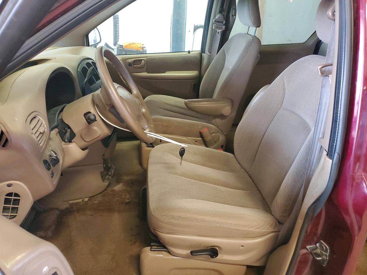 2001 Dodge Grand Caravan Sport Burgundy vin: 2B4GP44371R419439