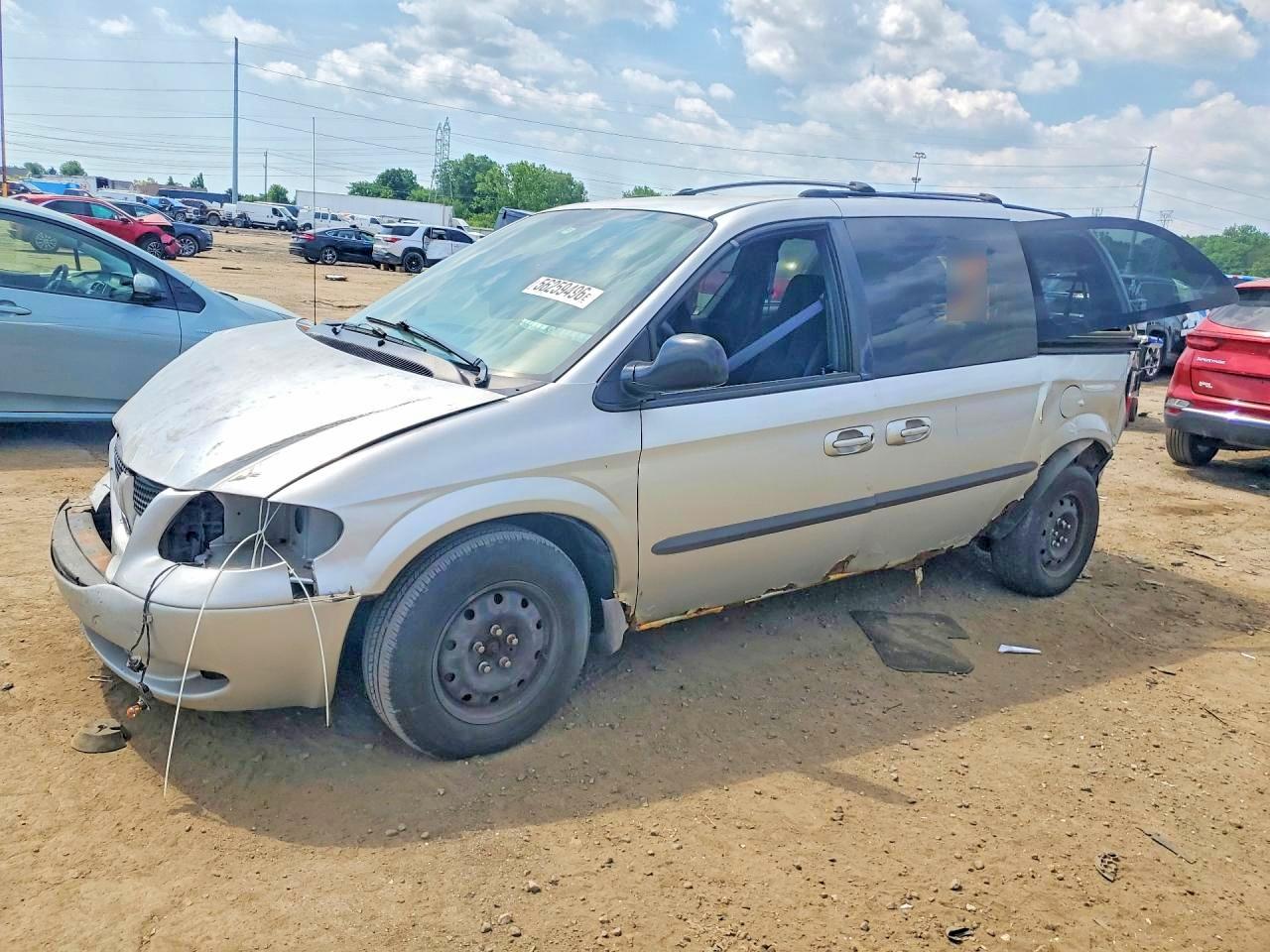 2002 Dodge Grand Caravan Sport Silver vin: 2B4GP44372R737756