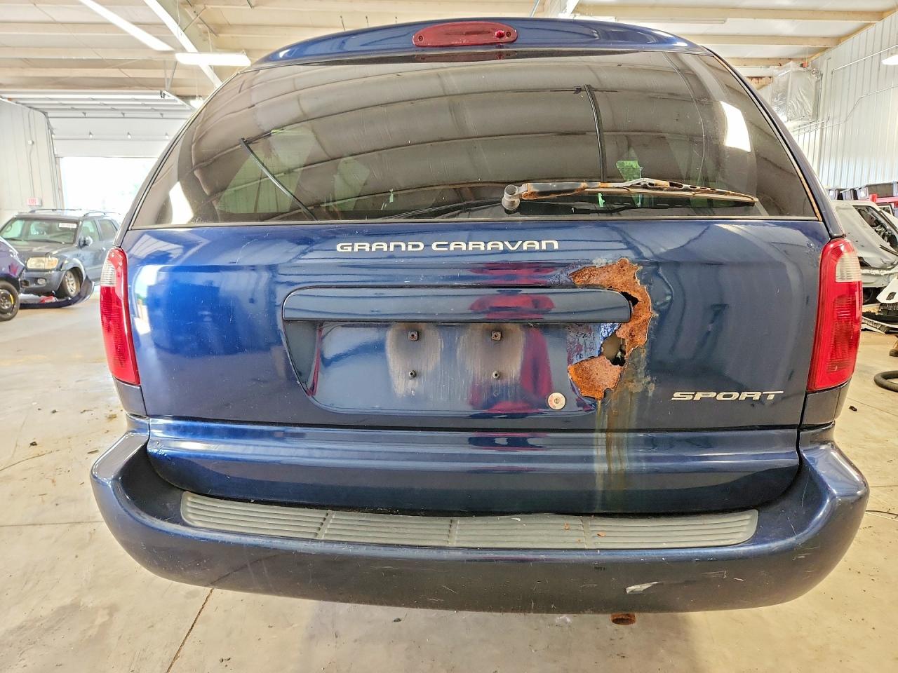 2001 Dodge Grand Caravan Sport Blue vin: 2B4GP44381R403329