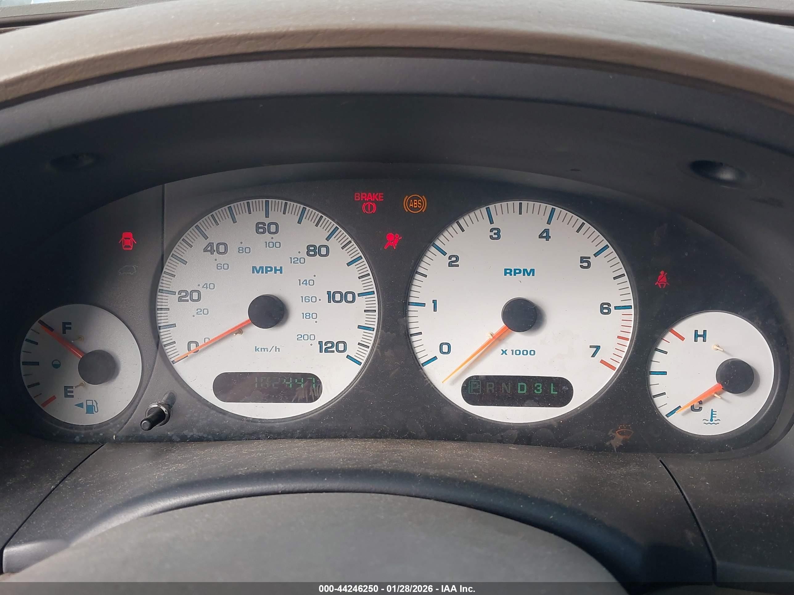 2001 Dodge Grand Caravan Sport Blue vin: 2B4GP44391R419877