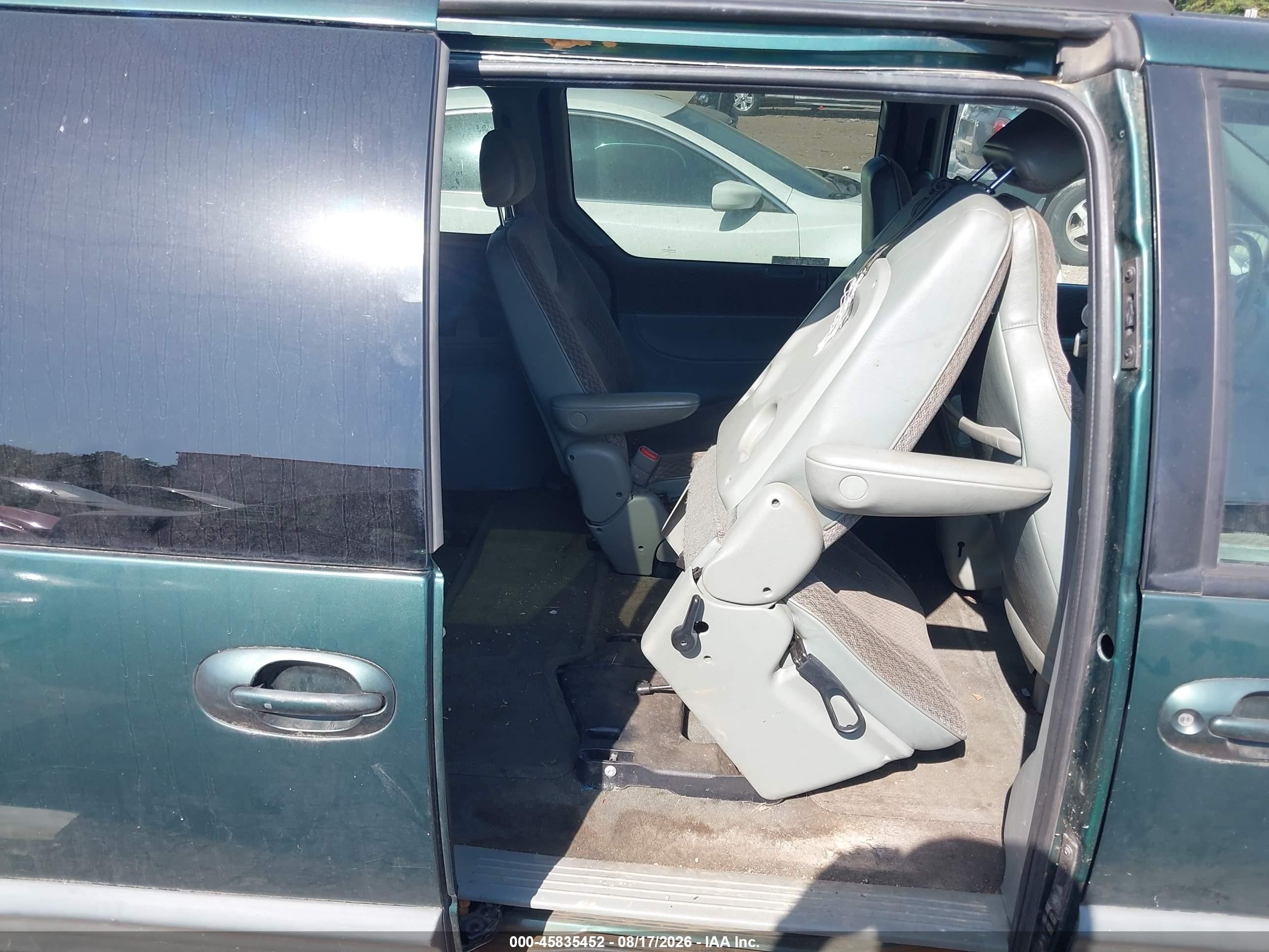 1999 Dodge Grand Caravan Se Green vin: 2B4GP44G0XR440354