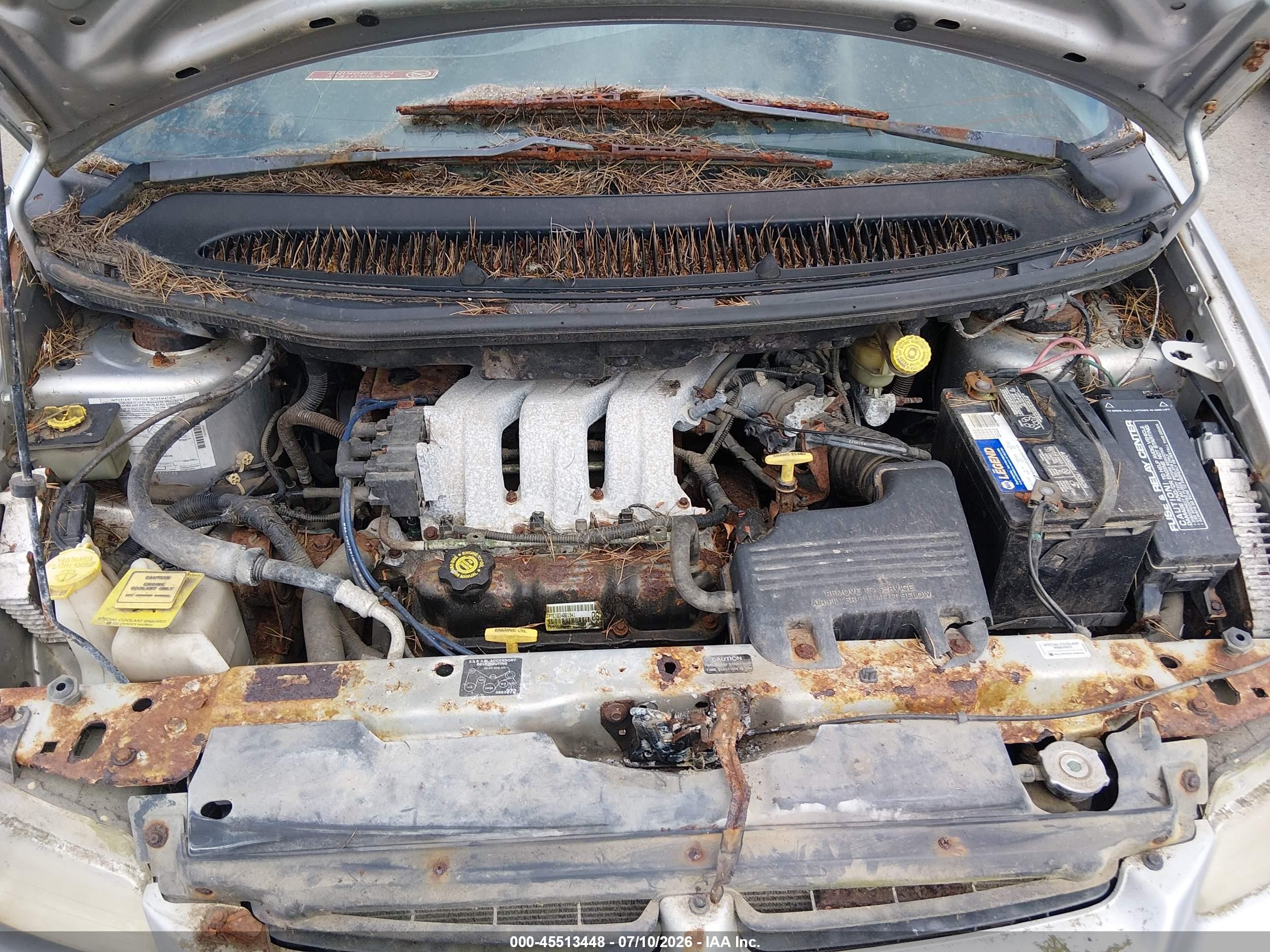 2000 Dodge Grand Caravan Se Серебряный vin: 2B4GP44G6YR774681