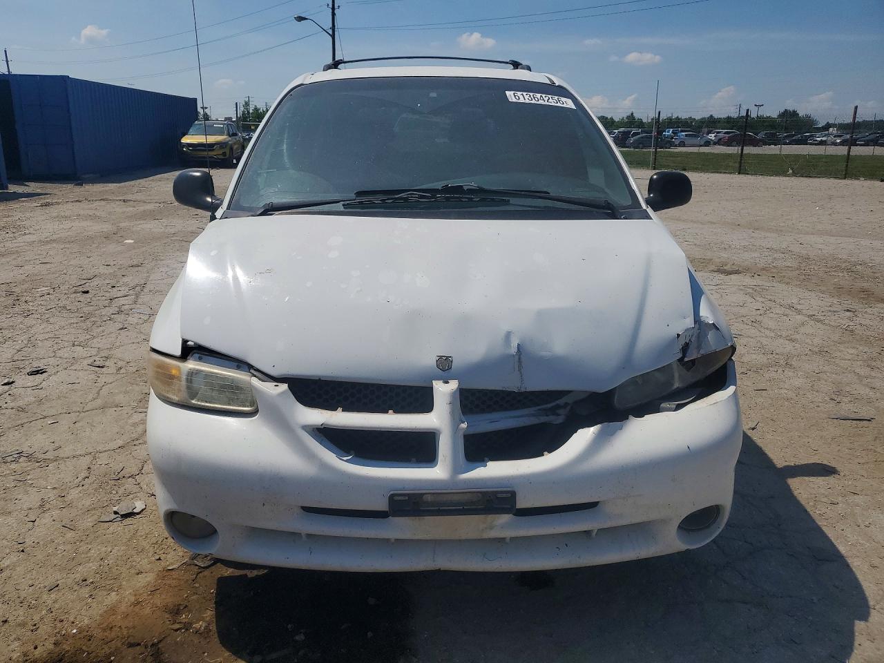 2000 Dodge Grand Caravan Se White vin: 2B4GP44GXYR738721