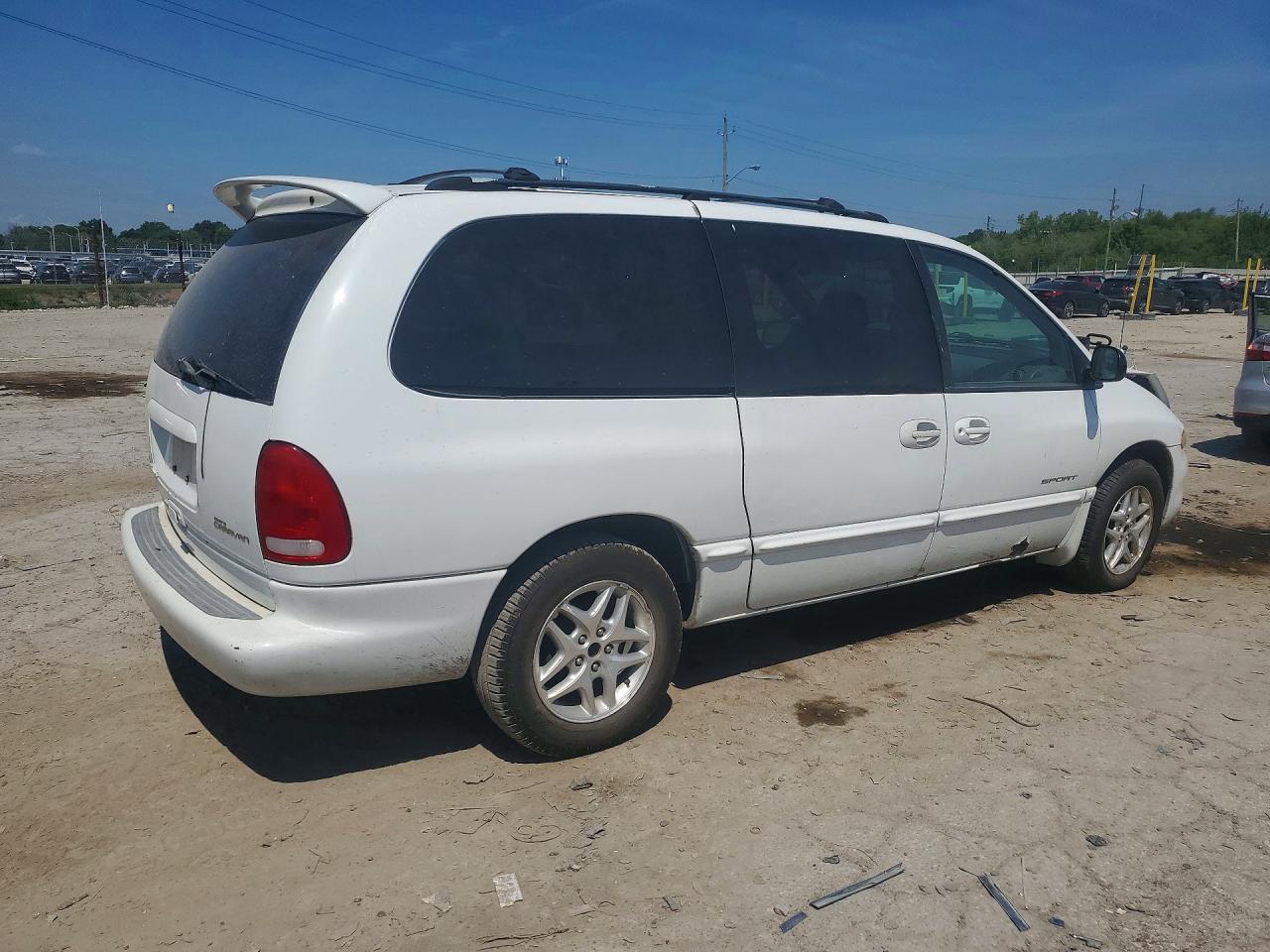 2000 Dodge Grand Caravan Se White vin: 2B4GP44GXYR738721