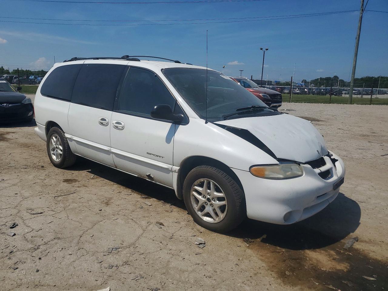 2000 Dodge Grand Caravan Se White vin: 2B4GP44GXYR738721