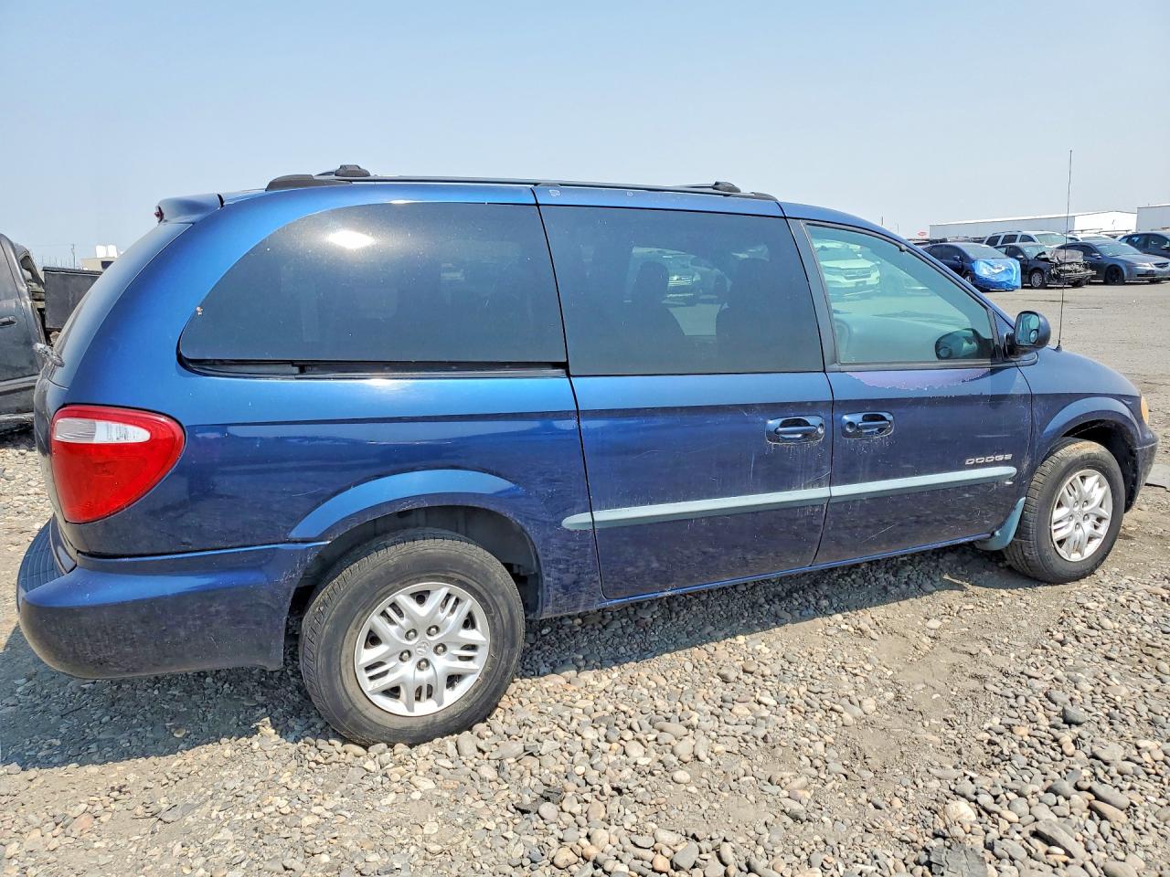 2001 Dodge Grand Caravan Sport Blue vin: 2B4GP44R01R227641