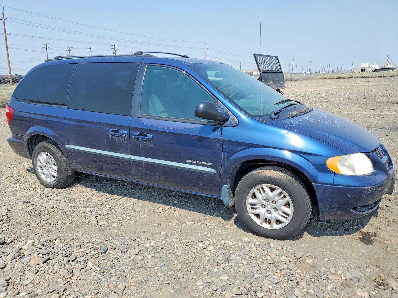 2001 Dodge Grand Caravan Sport Blue vin: 2B4GP44R01R227641