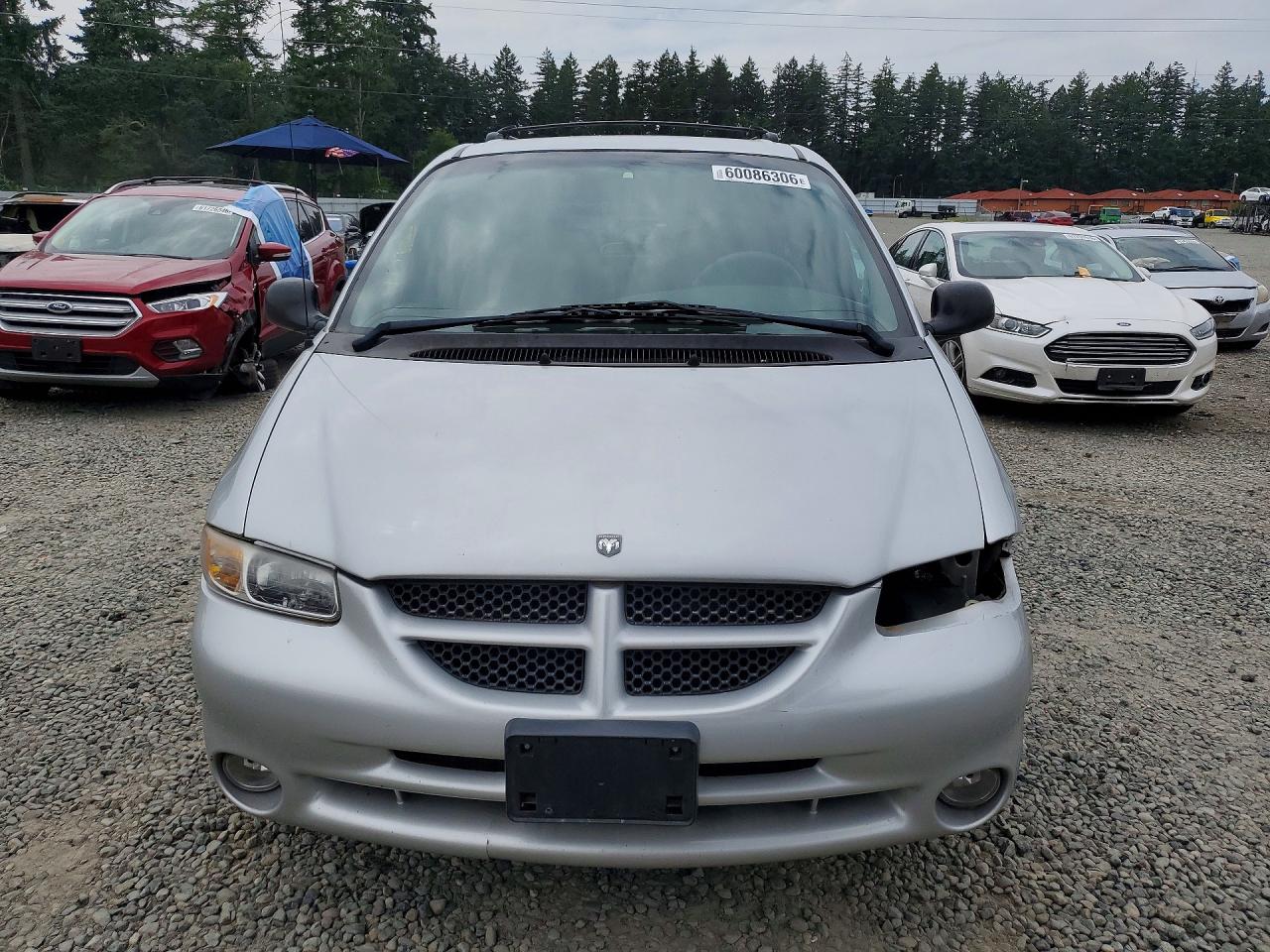 2000 Dodge Grand Caravan Se Silver vin: 2B4GP44R3YR666620