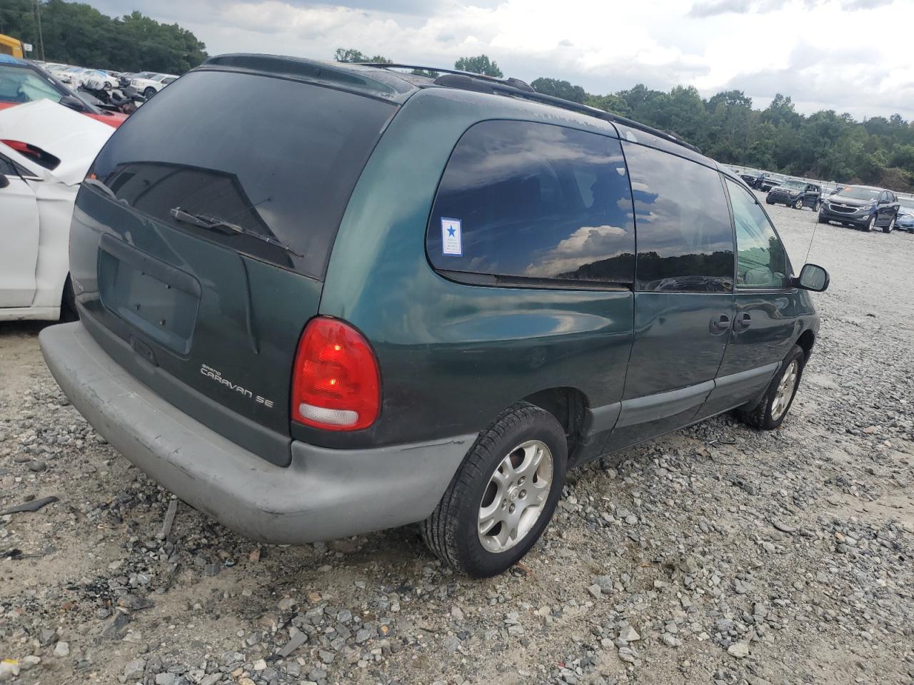 1997 Dodge Grand Caravan Se Green vin: 2B4GP44R4VR202585