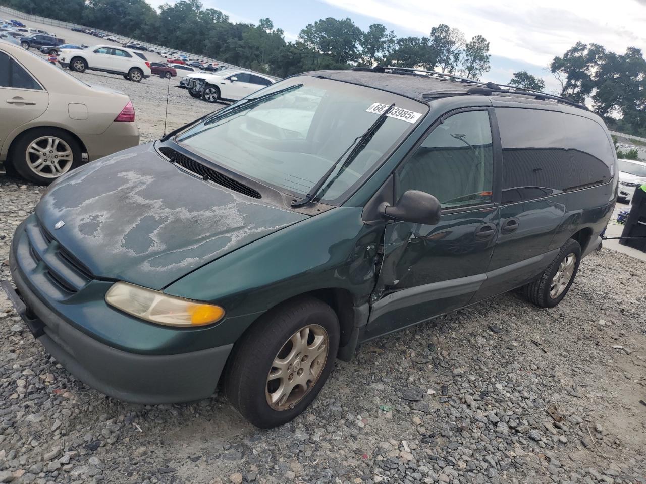 1997 Dodge Grand Caravan Se Green vin: 2B4GP44R4VR202585
