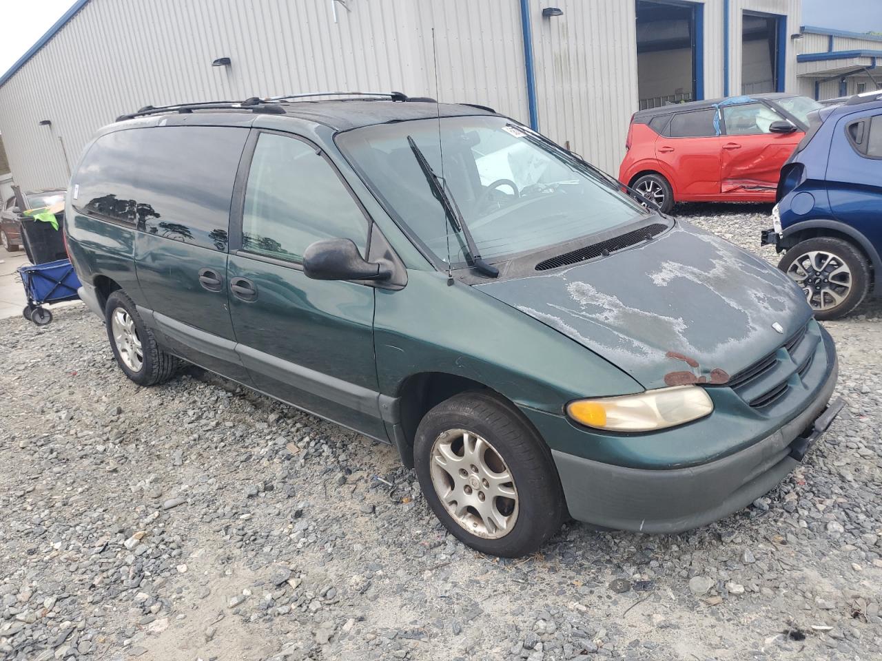 1997 Dodge Grand Caravan Se Green vin: 2B4GP44R4VR202585