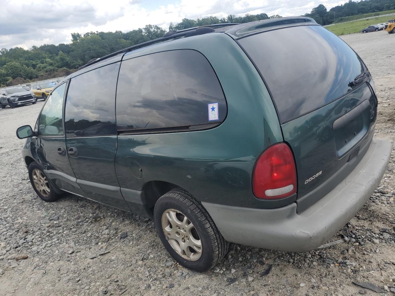 1997 Dodge Grand Caravan Se Green vin: 2B4GP44R4VR202585