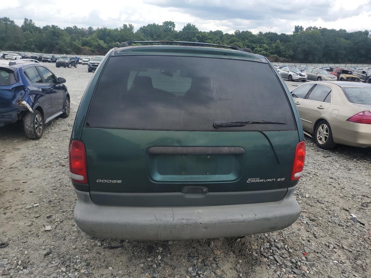 1997 Dodge Grand Caravan Se Green vin: 2B4GP44R4VR202585