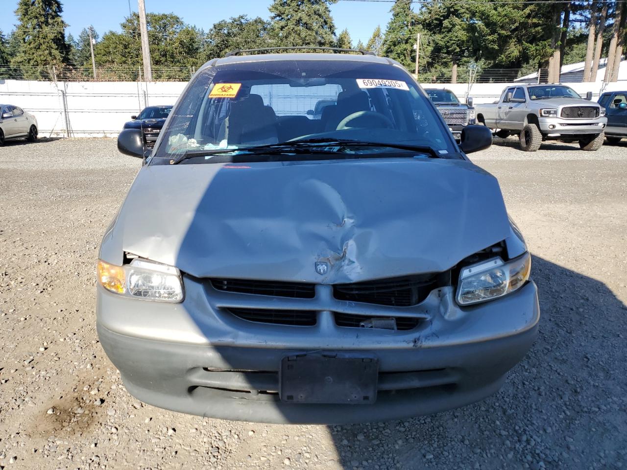1997 Dodge Grand Caravan Se   Серебряный vin: 2B4GP44R7VR365294