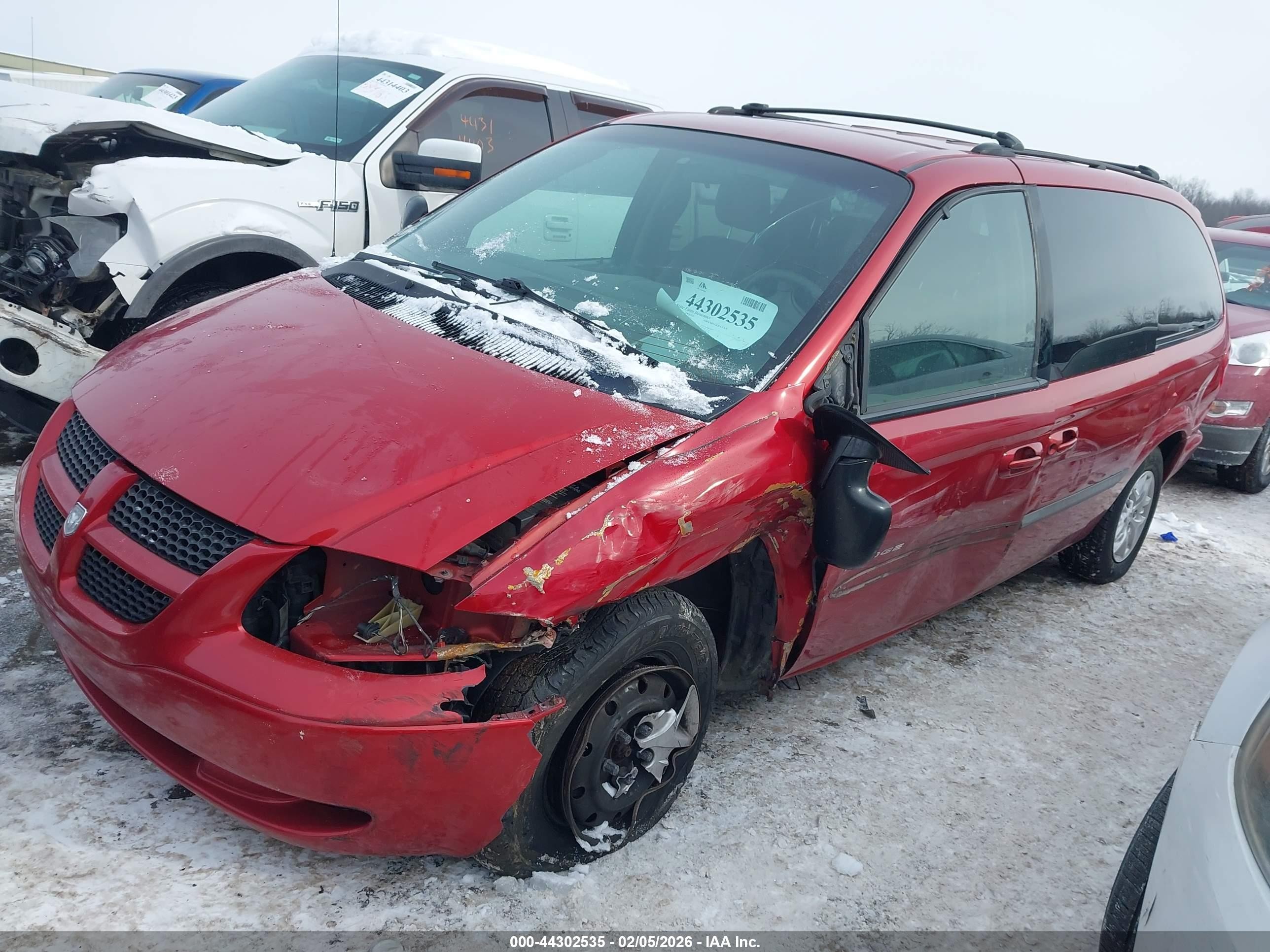2001 Dodge Grand Caravan Sport Red vin: 2B4GP44R91R173711