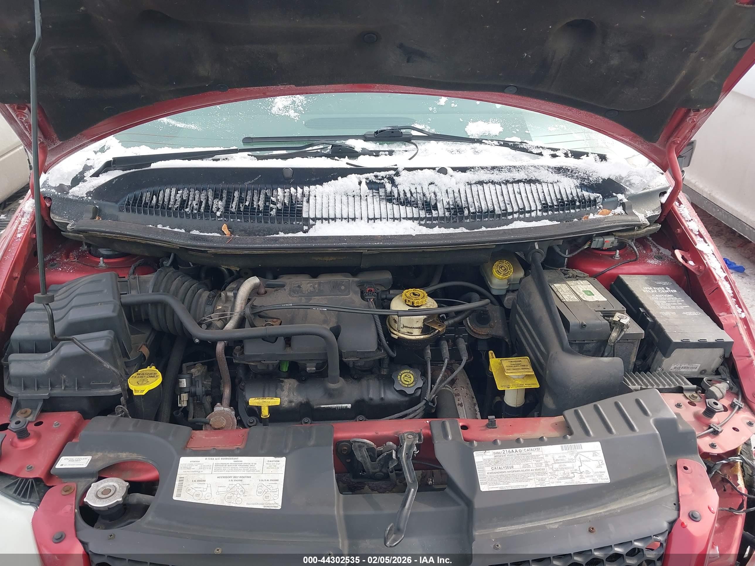 2001 Dodge Grand Caravan Sport Red vin: 2B4GP44R91R173711