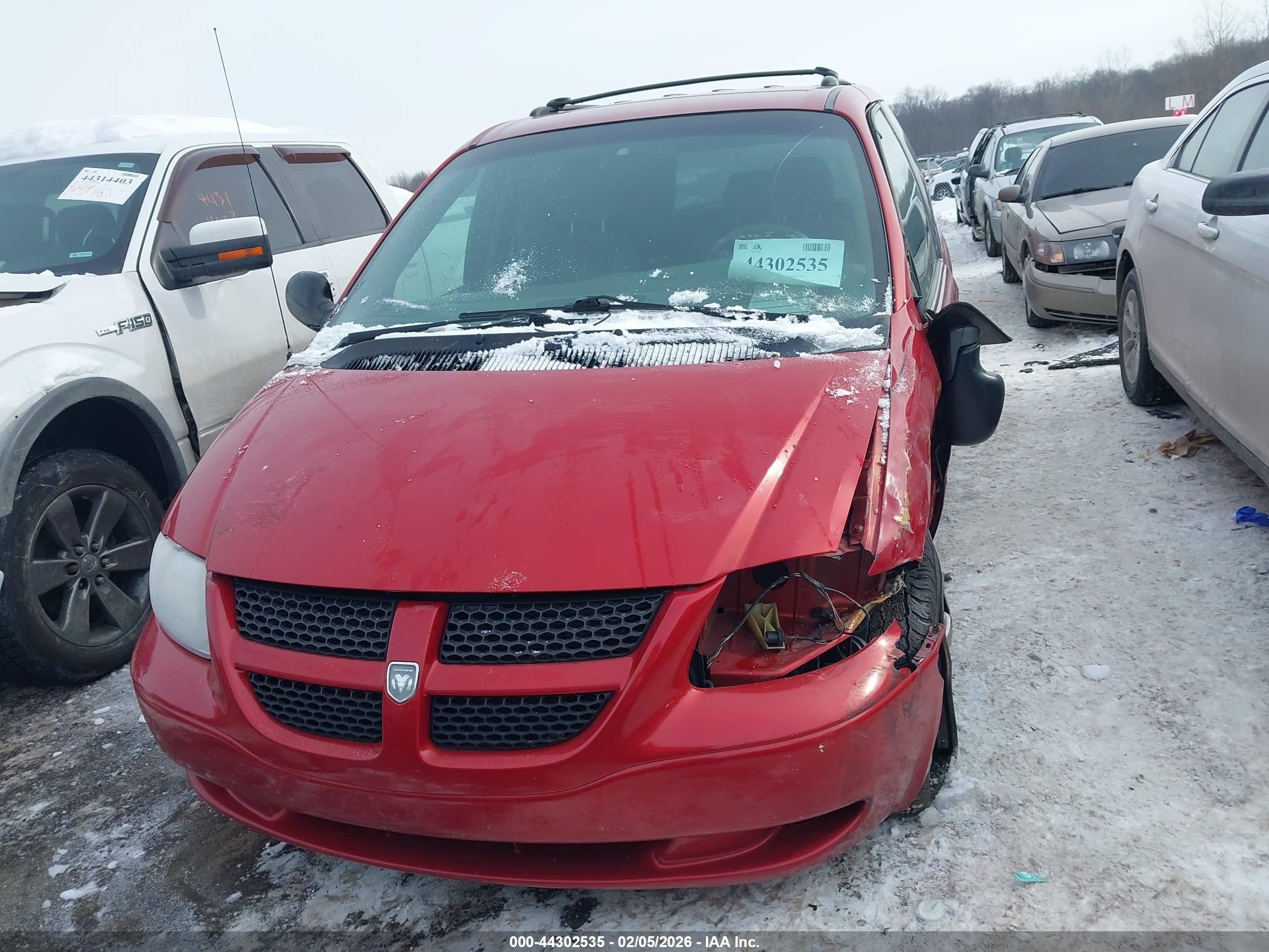 2001 Dodge Grand Caravan Sport Red vin: 2B4GP44R91R173711