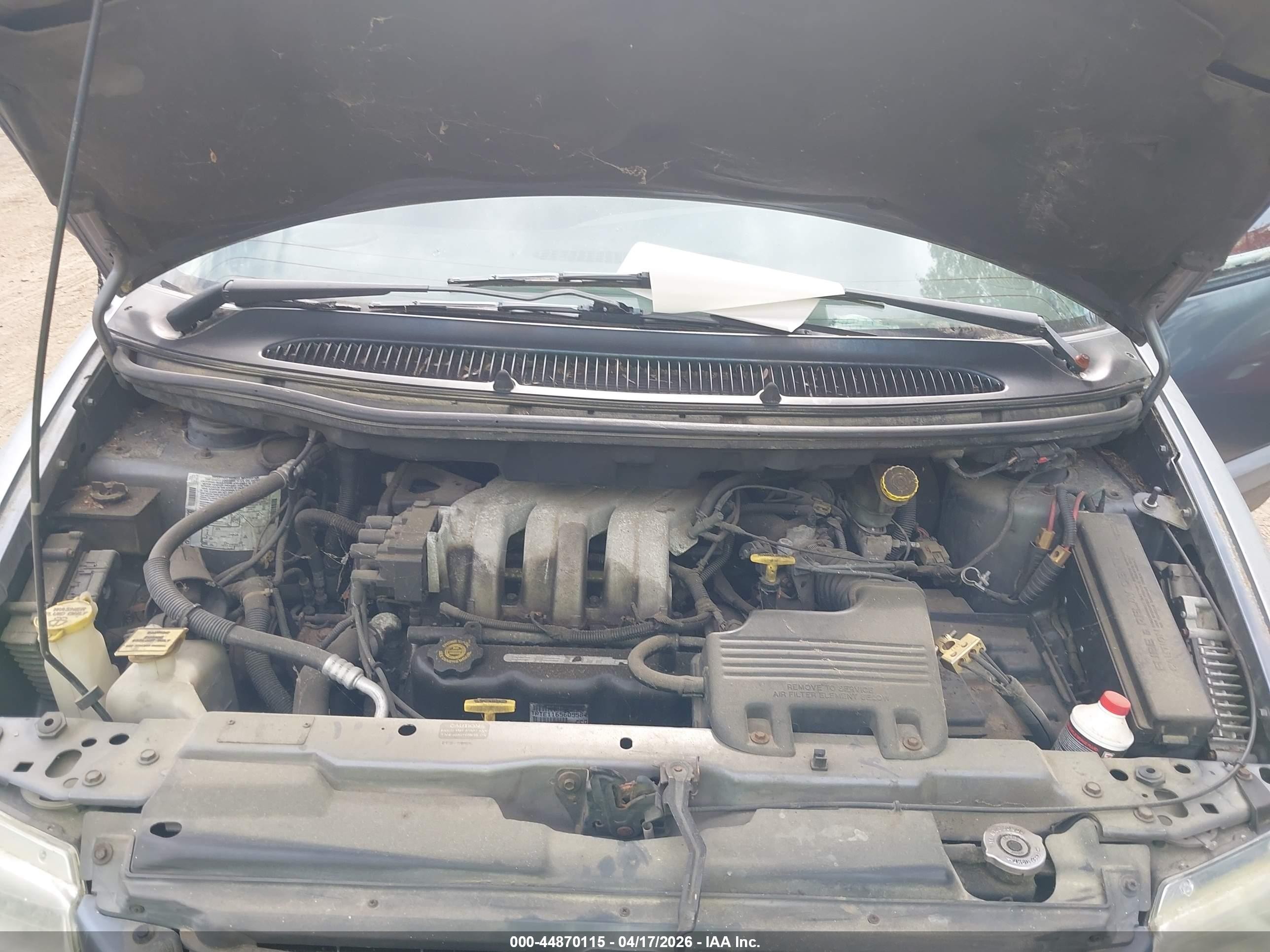 1996 Dodge Grand Caravan Se Gray vin: 2B4GP44R9TR826055