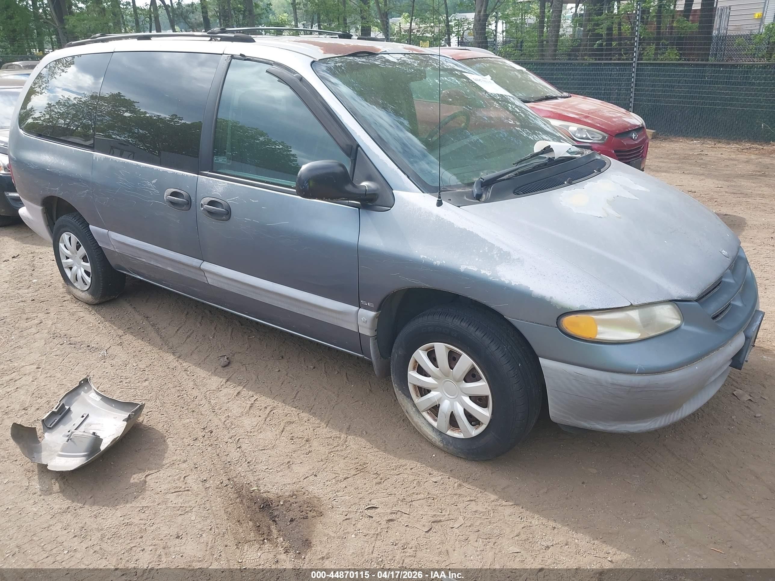 1996 Dodge Grand Caravan Se Серый vin: 2B4GP44R9TR826055