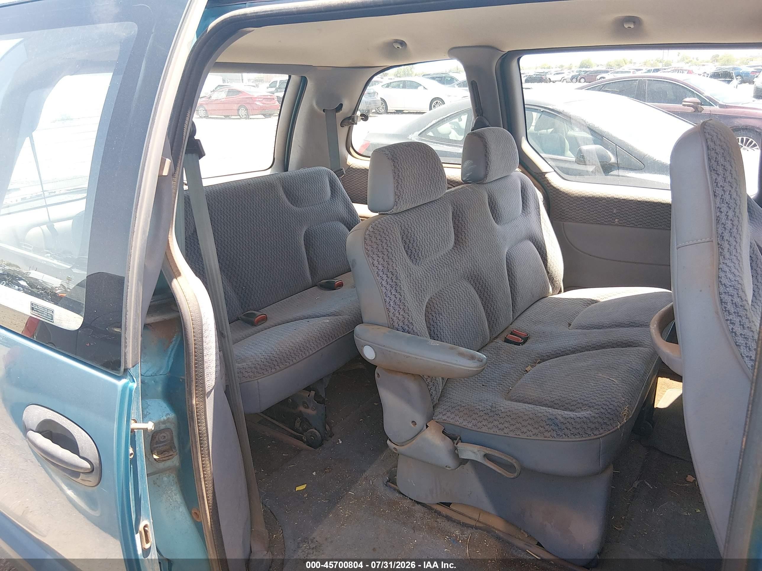 1998 Dodge Caravan Se Blue vin: 2B4GP4532WR702045